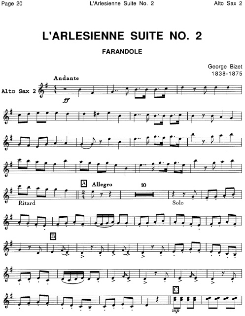 2nd Alto Saxophone Book