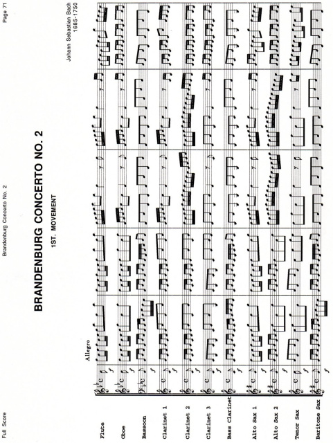 Full Score for Woodwind Choir Collection