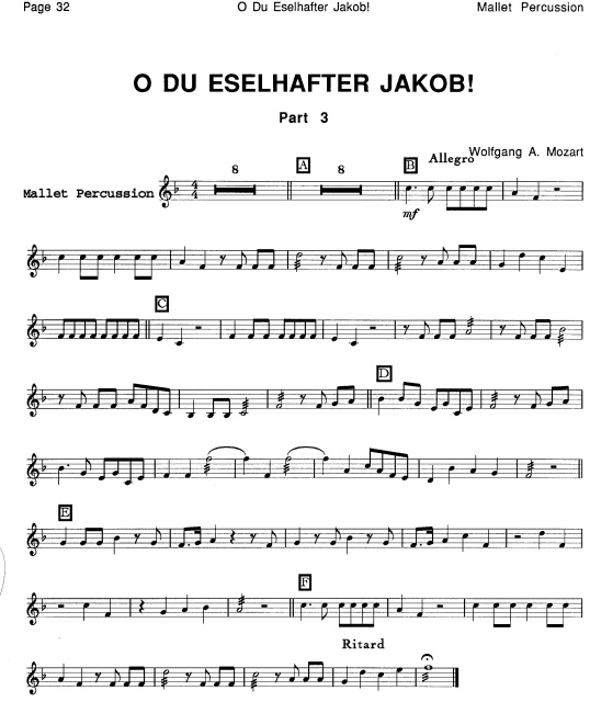 Interchangeable Quartets for Mallet Percussion