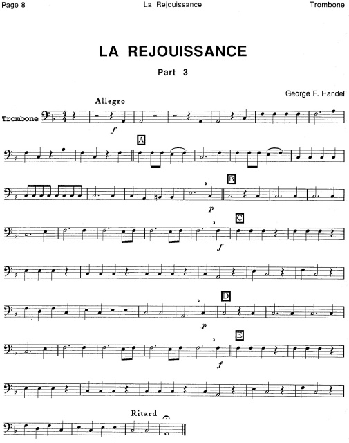 Interchangeable Quartets for Trombone