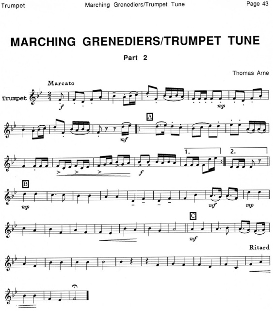 Interchangeable Quartets for Trumpet